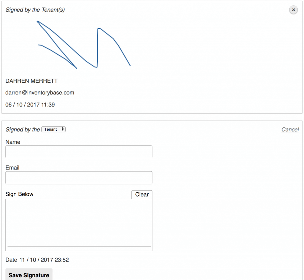 Getting reports signed – Capture digital signatures in-person or online