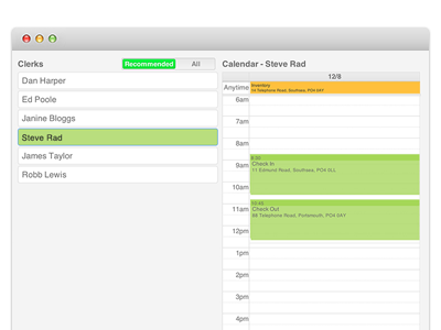 Assisted Scheduling