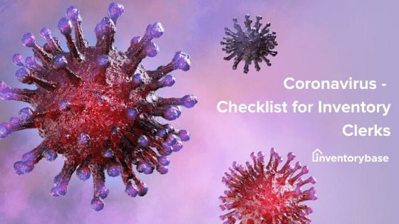 Coronavirus – Checklist for Inventory Clerks